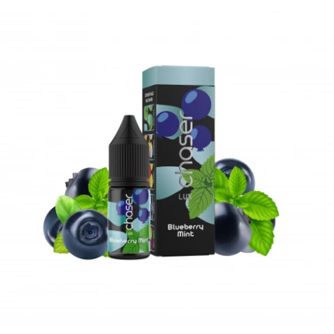 Сольова рідина Chaser Lux Blueberry Mint (Чорниця М'ята) 11 мл