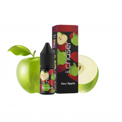 Сольова рідина Chaser Lux Sour Apple (Кисле Яблуко) 11 мл
