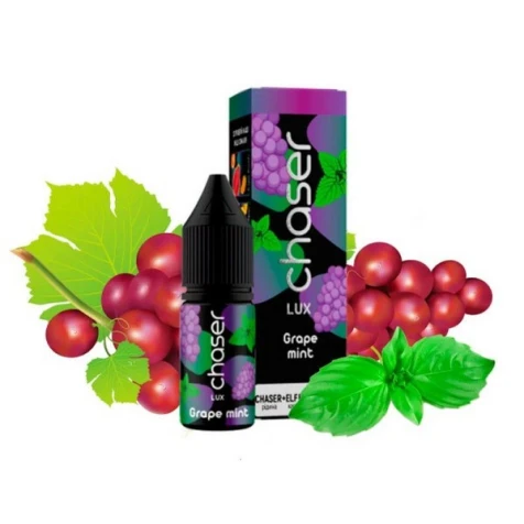 Сольова рідина Chaser Lux Grape Mint (Виноград М'ята) 11 мл