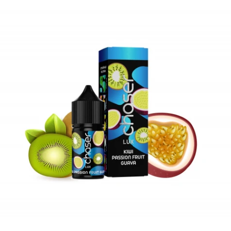 Солевая жидкость Chaser Lux Kiwi Passion Fruit Guava (Киви Маракуйя Гуава) 30 мл