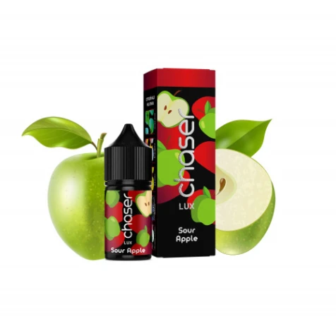 Сольова рідина Chaser Lux Sour Apple (Кисле Яблуко) 30 мл