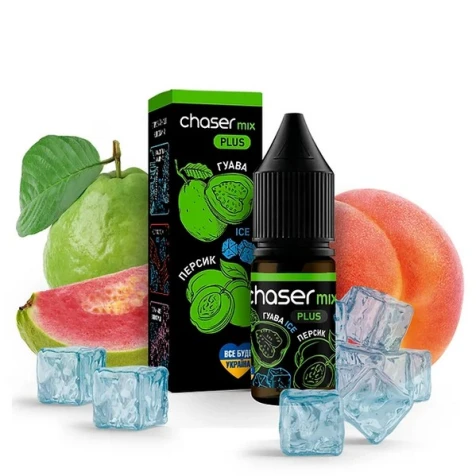 Сольова рідина Chaser Mix Guava Peach Ice PLUS (Гуава Персик Лід) 10 мл
