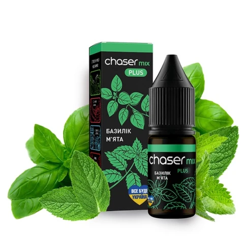 Сольова рідина Chaser Mix Basil Mint PLUS (Базилік М'ята) 10 мл
