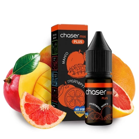 Солевая жидкость Chaser Mix Mango Grapefruit PLUS (Манго Грейпфрут) 10 мл