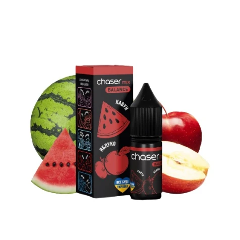 Сольова рідина Chaser Mix Watermelon Apple BALANCE (Кавун Яблуко) 10 мл