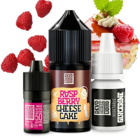 Набор Для Самозамеса Dead Horse Raspberry Cheesecake (Малиновый Чизкейк) 30 мл