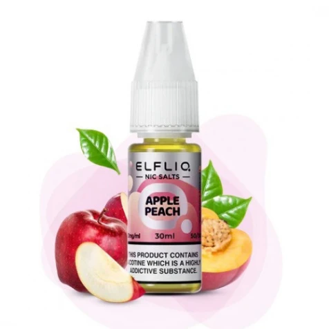 Солевая жидкость Elf Liq Nic Apple Peach (Яблоко Персик) 10 мл