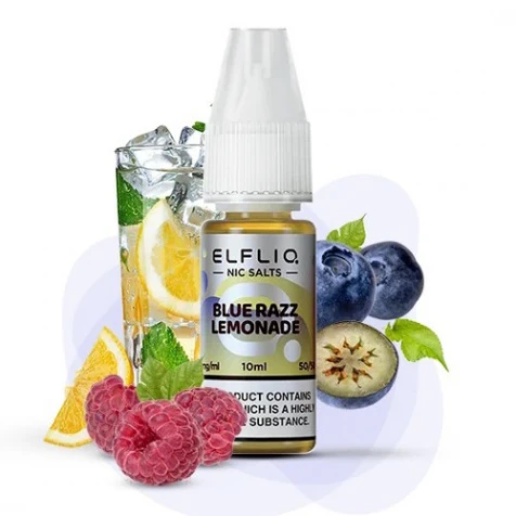 Солевая жидкость Elf Liq Nic Blue Razz Lemonade (Голубой Лимонад) 10 мл