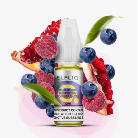 Солевая жидкость Elf Liq Nic Blueberry Raspberry Pomegranate (Черника Малина Гранат) 10 мл