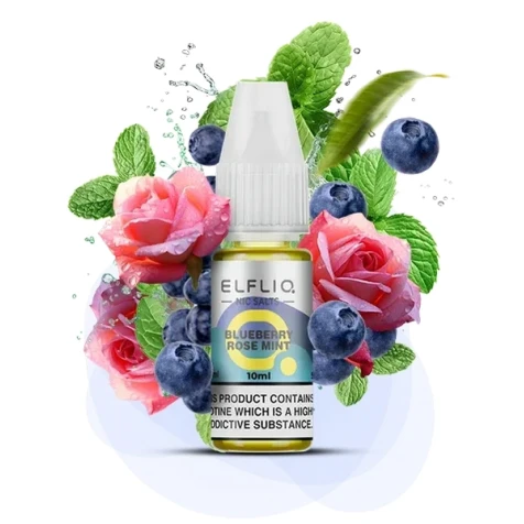 Сольова рідина Elf Liq Nic Blueberry Rose Mint (Чорниця Троянда М'ята) 10 мл