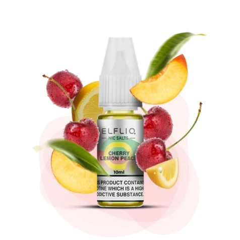 Сольова рідина Elf Liq Nic Cherry Lemon Peach (Вишня Лимон Персик) 10 мл