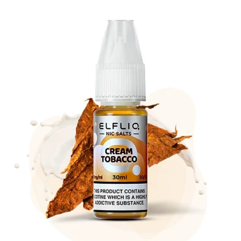 Солевая жидкость Elf Liq Nic Cream Tobacco (Крем Табак) 10 мл