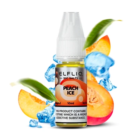 Сольова рідина Elf Liq Nic Peach Ice (Персик Лід) 10 мл