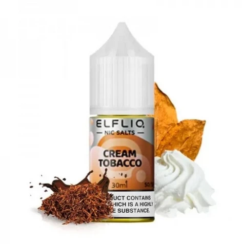 Солевая жидкость Elf Liq Nic Cream Tobacco (Крем Табак) 30 мл