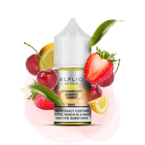 Солевая жидкость Elf Liq Nic Strawberry Cherry Lemon (Клубника Вишня Лимон) 30мл
