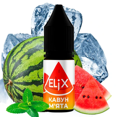 Солевая жидкость Elix Lub Watermelon Mint Ice (Арбуз Мята Лёд) 10 мл