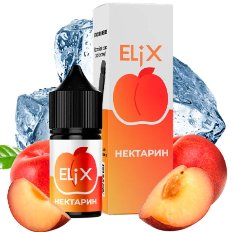 Солевая жидкость Elix Lub Nectarine Ice (Нектарин Лёд) 30 мл