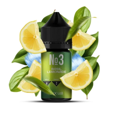 Сольова рідина Elix Crystal Crystal Basil Lemonade (Базилік Лимонад) 30 мл