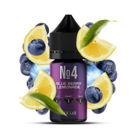 Сольова рідина Elix Crystal Crystal Blue Berry Lemonade (Синя Ягода Лимонад) 30 мл