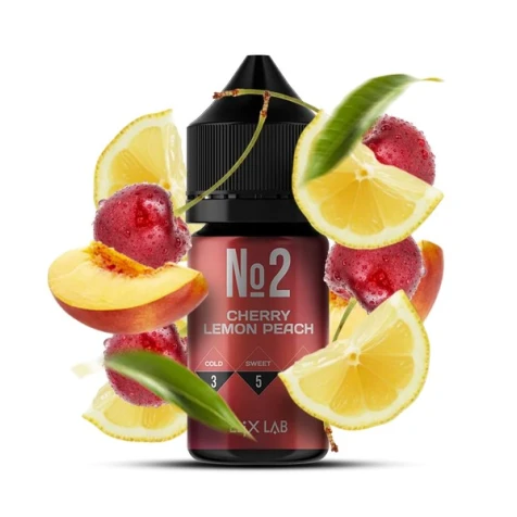 Сольова рідина Elix Crystal Crystal Cherry Lemon Peach (Вишня Лимон Персик) 30 мл