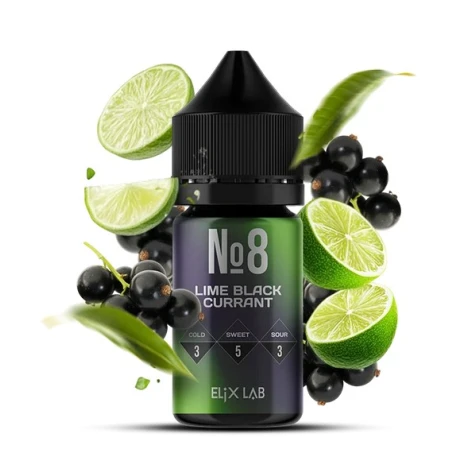 Сольова рідина Elix Crystal Lime Black Currant (Лайм Чорна Смородина) 30 мл