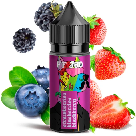 Сольова рідина Flavorlab FF350 Strawberry Blueberry Blackberry (Полуниця Чорниця Ожина) 30 мл