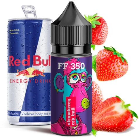 Сольова рідина Flavorlab FF350 Strawberry Red Bull (Полуничний Енергетик) 30 мл