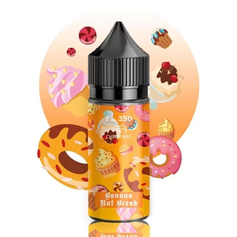 Солевая жидкость Flavorlab FL350 Christmas Banana Nut Bread (Банан Орех Хлеб) 30 мл