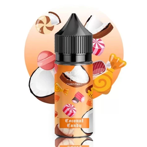 Солевая жидкость Flavorlab FL350 Christmas Coconut Candy (Кокосовый Конфеты) 30 мл