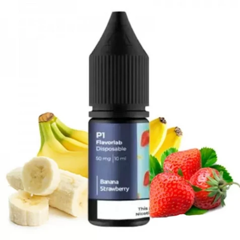 Сольова рідина Flavorlab P1 Strawberry Banana (Полуниця Банан) 10 мл