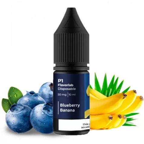 Сольова рідина Flavorlab P1 Blueberry Banana (Чорниця Банан) 10 мл