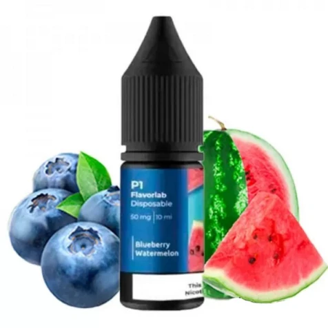 Сольова рідина Flavorlab P1 Blueberry Watermelon (Чорниця Кавун) 10 мл