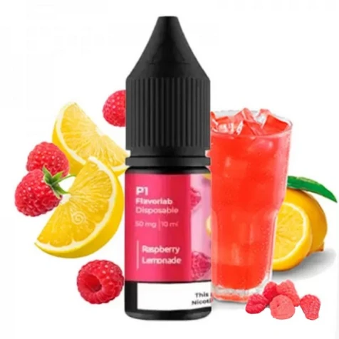 Сольова рідина Flavorlab P1 Raspberry Lemonade (Малина Лимонад) 10 мл