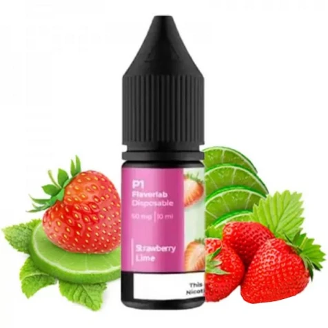 Сольова рідина Flavorlab P1 Strawberry Lime (Полуниця Лайм) 10 мл