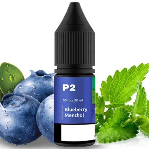 Сольова рідина Flavorlab P2 Blueberry Menthol (Чорниця Ментол) 10 мл
