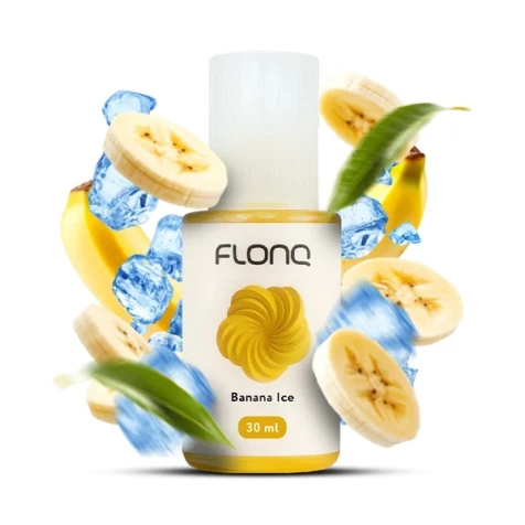 Солевая жидкость Flonq Banana Ice (Банан Лёд) 30 мл