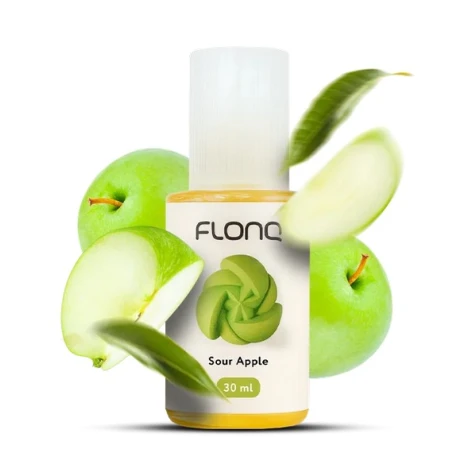 Сольова рідина Flonq Sour Apple (Кисле Яблуко) 30 мл
