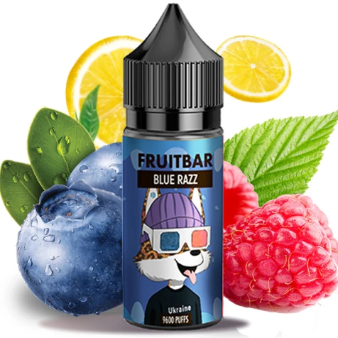 Сольова рідина Fruitbar Blue Razz (Блю Раз) 30 мл
