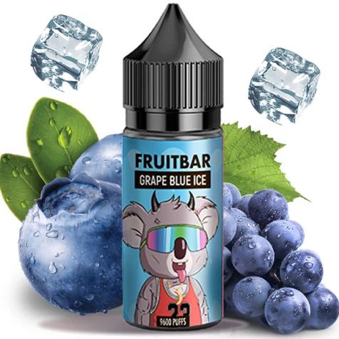 Сольова рідина Fruitbar Grape Blue Ice (Виноград Чорниця Лід) 30 мл