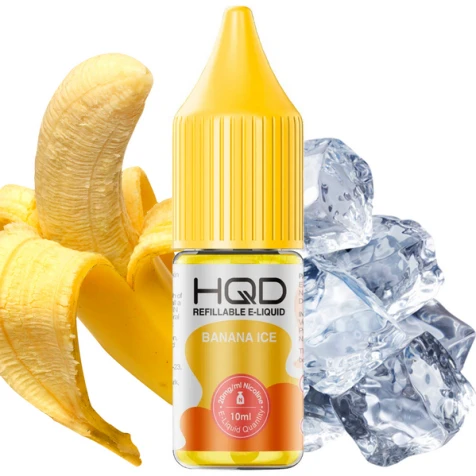 Сольова рідина HQD Banana Ice (Банан Лід) 10 мл