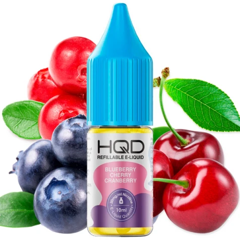 Сольова рідина HQD Blueberry Cherry Cranberry (Чорниця Вишня Журавлина) 10 мл