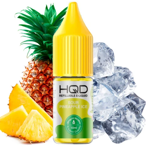 Сольова рідина HQD Sour Pineapple Ice (Кислий Ананас Лід) 10 мл