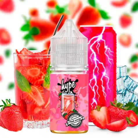 Солевая жидкость Hype Salt Pink Energy (Клубника Энергетик) 30 мл
