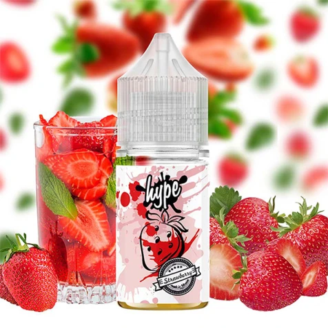Солевая жидкость Hype Salt Strawberry (Клубника) 30 мл
