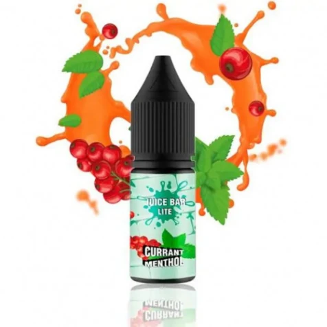 Солевая жидкость Juice Bar Lite Currant Menthol (Смородина Ментол) 10 мл