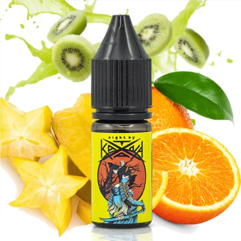 Солевая жидкость Eight By Katana Carambola Kiwi Green Orange (Карамболь Киви Зеленый Апельсин) 10 мл