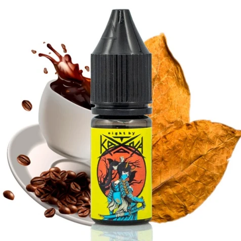 Сольова рідина Eight By Katana Coffee Tobacco (Кава Тютюн) 10 мл
