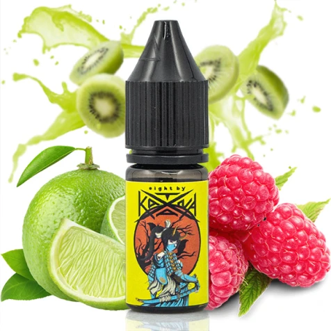Сольова рідина Eight By Katana Kiwi Raspberry Lime (Ківі Малина Лайм) 10 мл