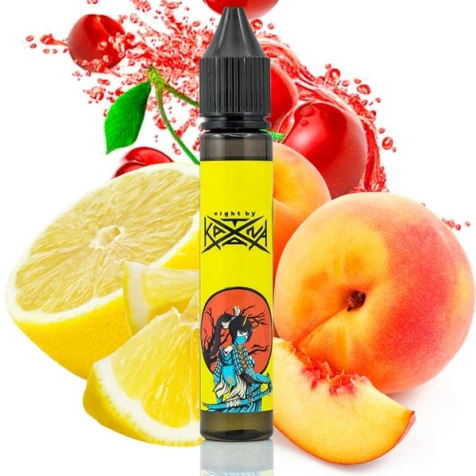 Солевая жидкость Eight By Katana Cherry Lemon Peach (Вишня Лимон Персик) 30 мл