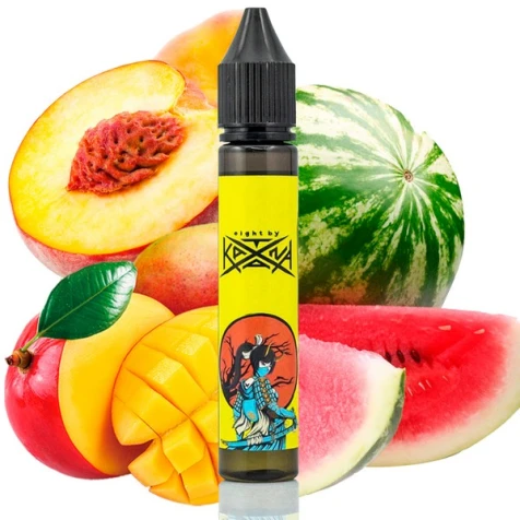 Солевая жидкость Eight By Katana Mango Peach Watermelon (Арбуз Манго Персик) 30 мл
